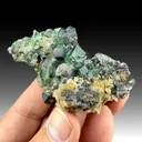 Fluorite with Galena - image 1