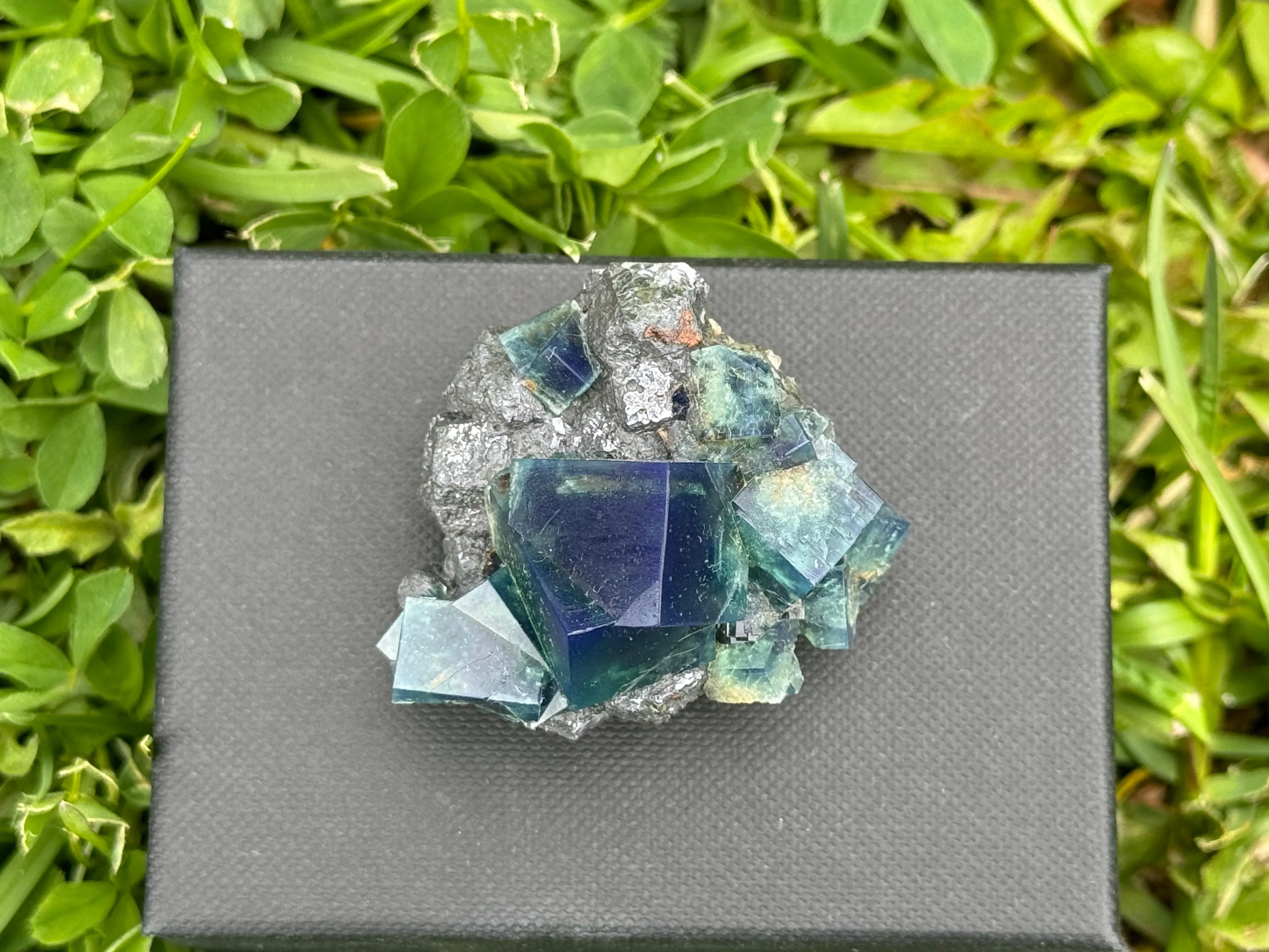 Fluorite with galena - image 3
