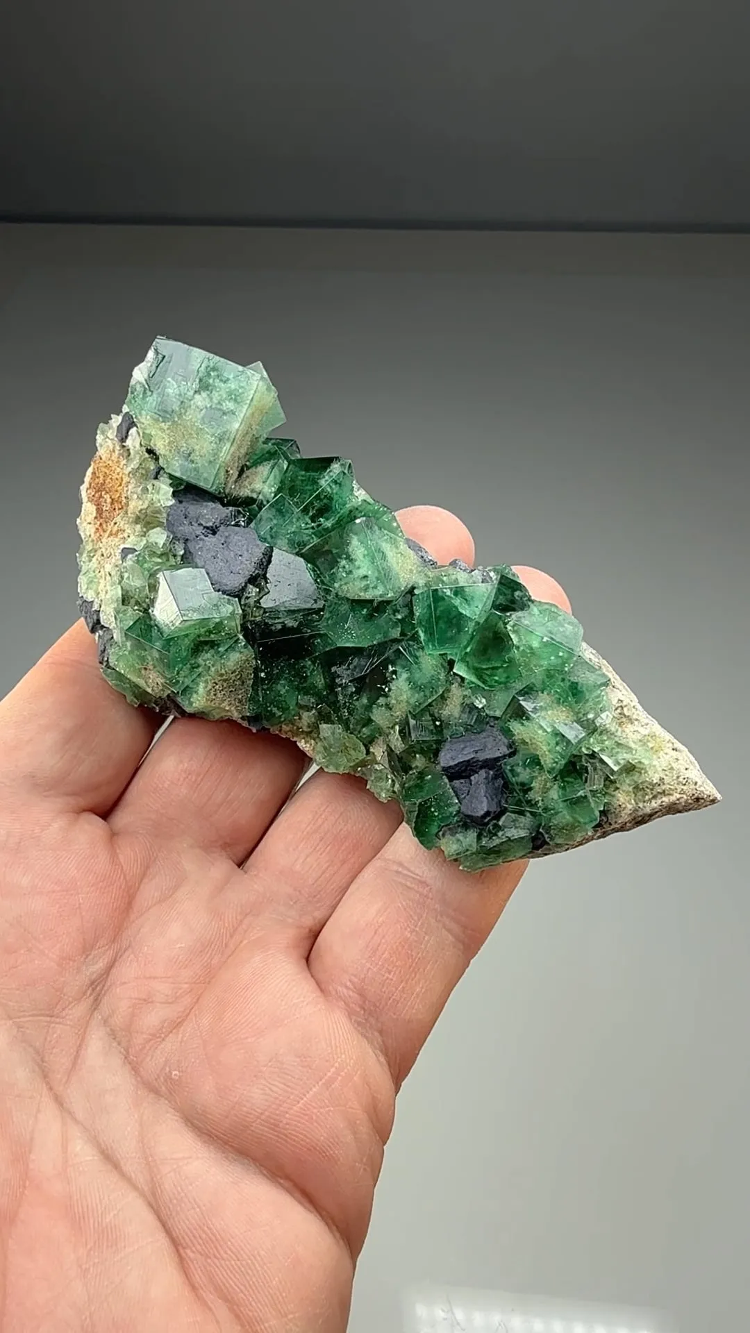 Fluorite with Galena - image 2