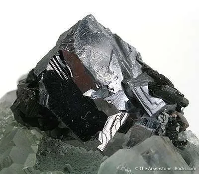 Fluorite With Galena - image 3