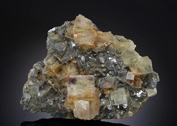 Fluorite with Galena image
