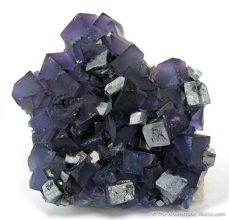 Fluorite With Galena image
