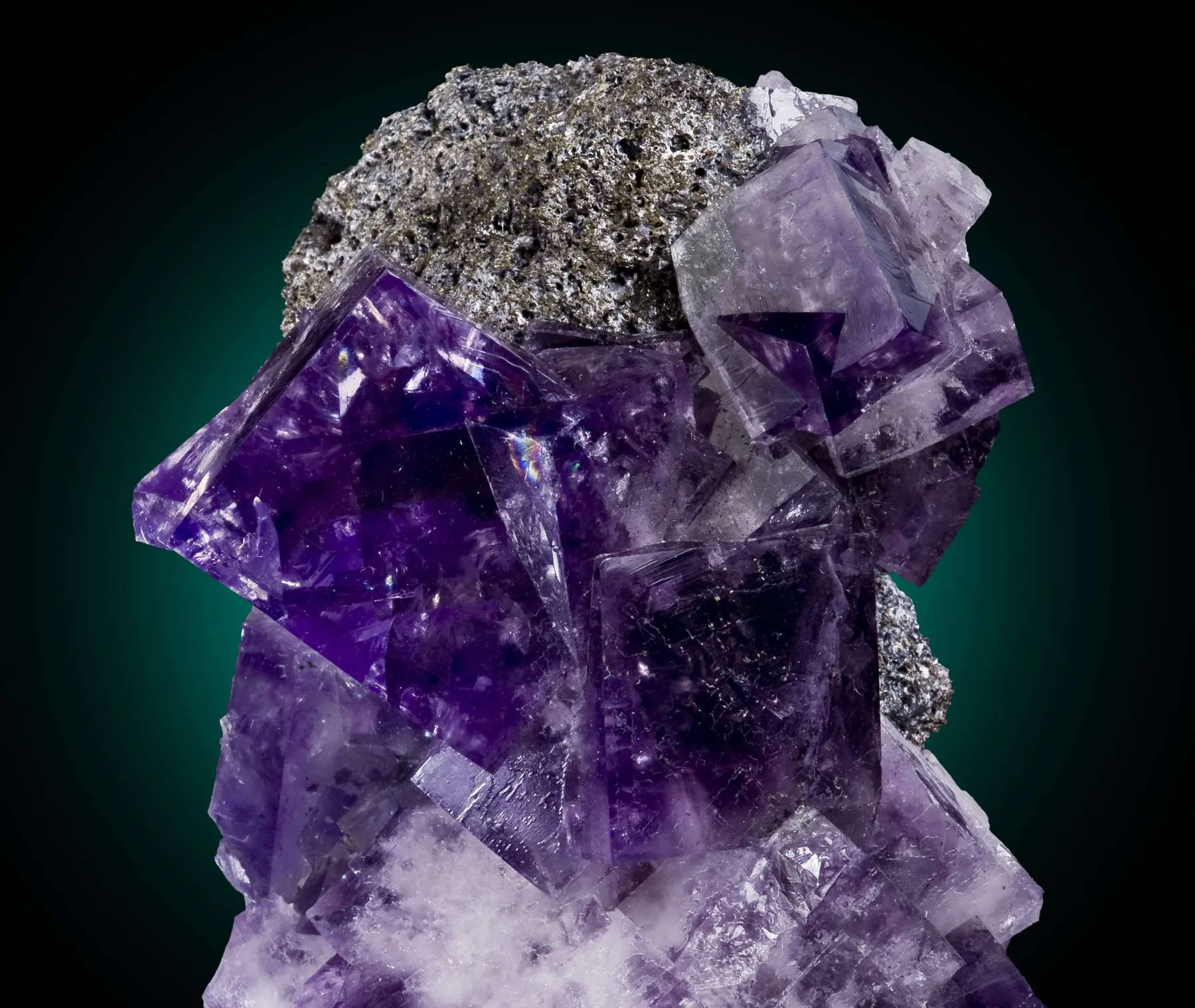 Fluorite With Galena - image 3