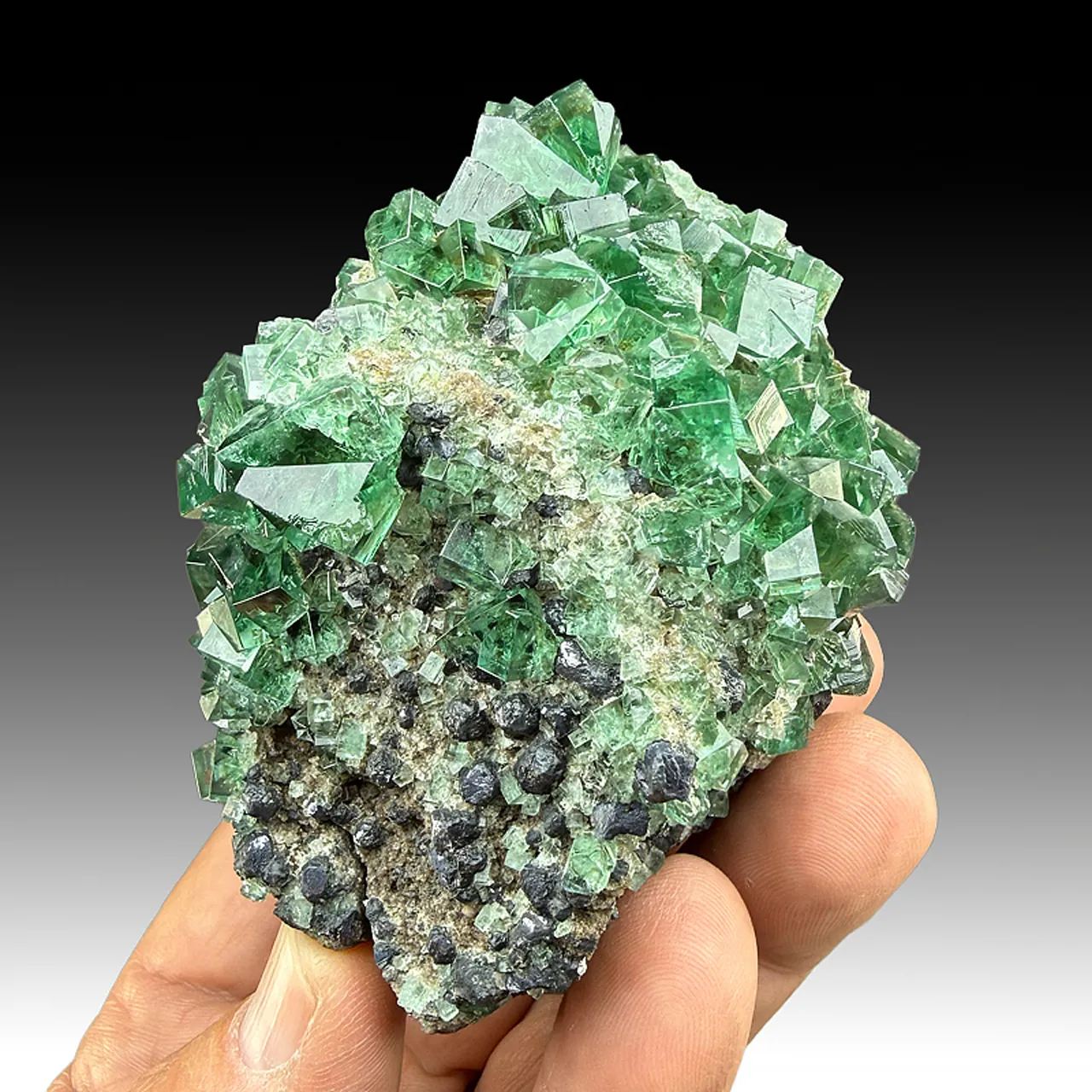 Fluorite with Galena - image 1