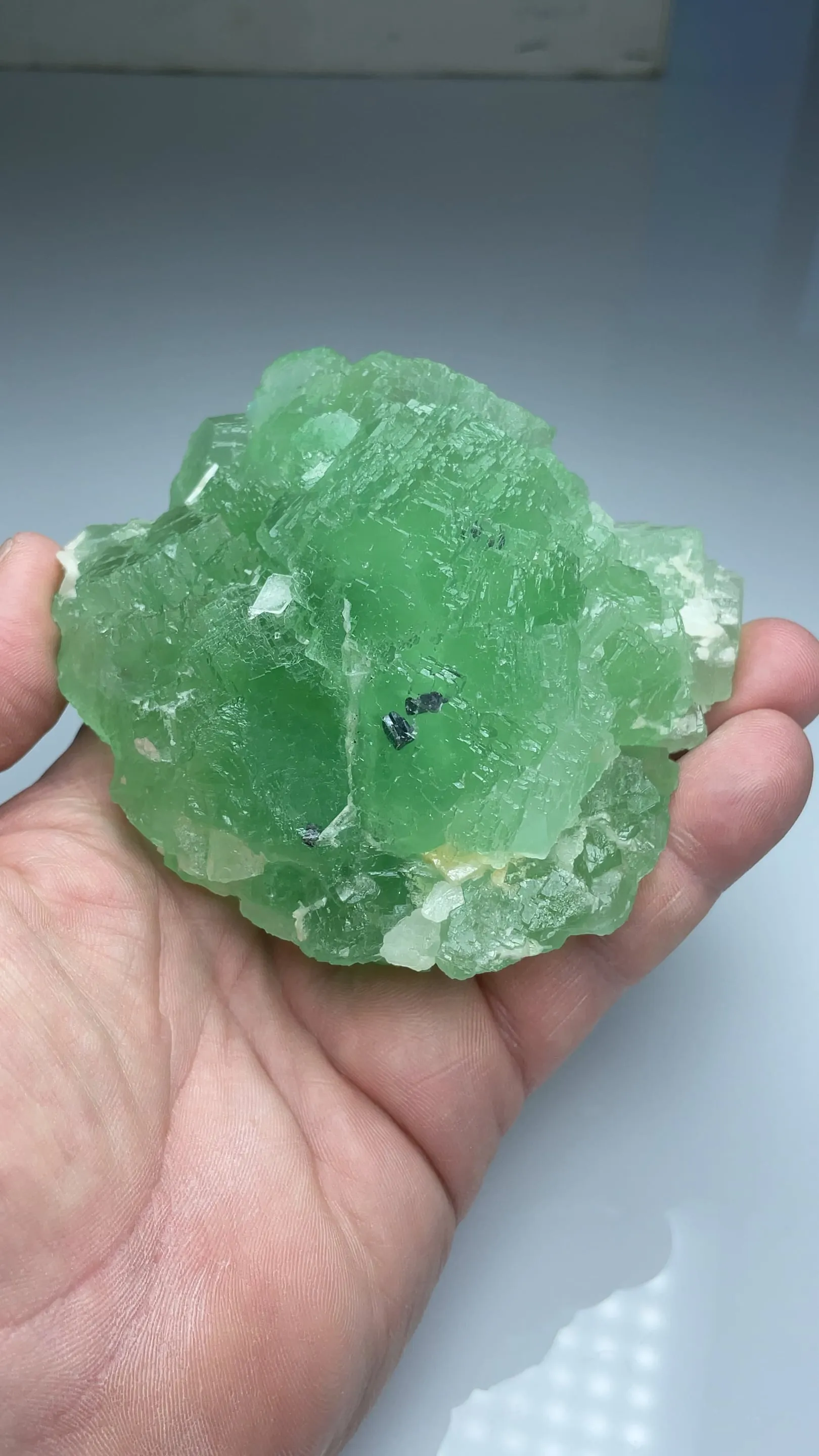 Fluorite with Galena inclusions - image 2