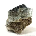 Fluorite With Galena on Matrix - image 3