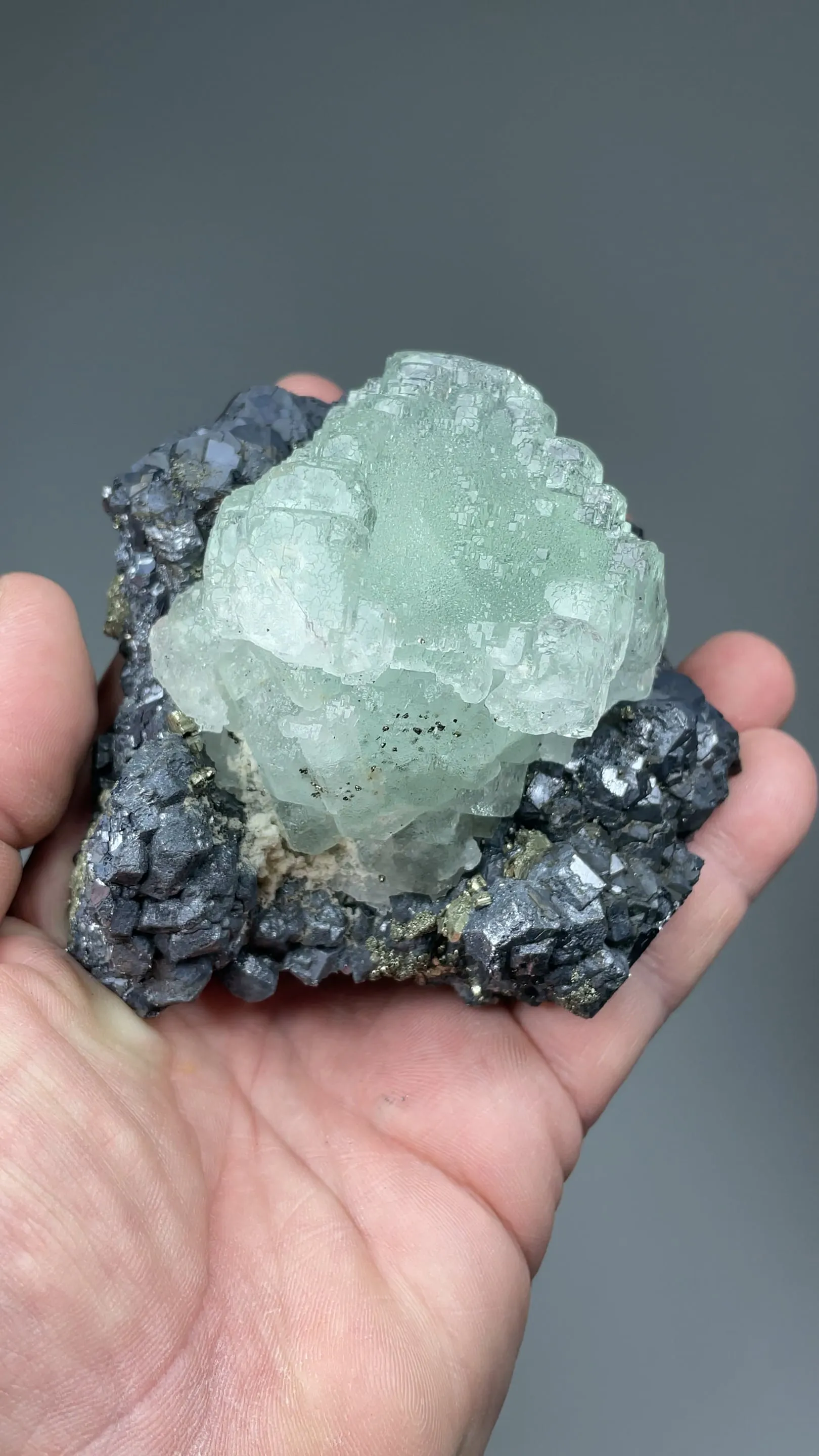 Fluorite with Galena, Pyrite, Calcite - image 2