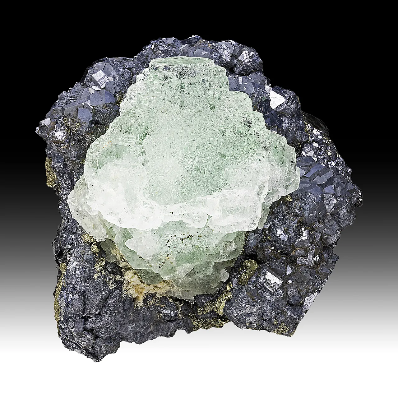 Fluorite with Galena, Pyrite, Calcite - image 1