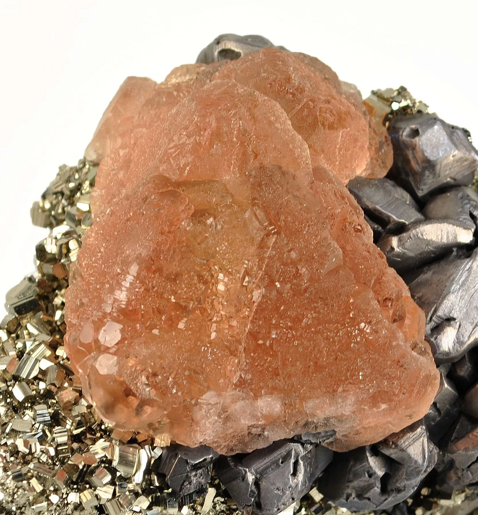Fluorite With Galena, Pyrite - image 4