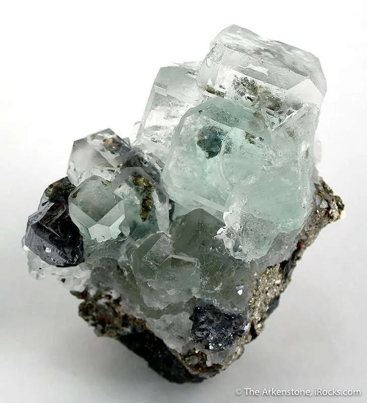 Fluorite With Galena & Pyrite Inclusions image