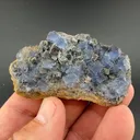 Fluorite with Galena, Quartz - image 1