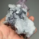 Fluorite with Galena, Quartz - image 2