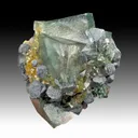 Fluorite with Galena, Quartz - image 1