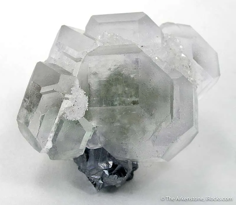 Fluorite With Galena, Quartz, Pyrite Inclusions - image 2