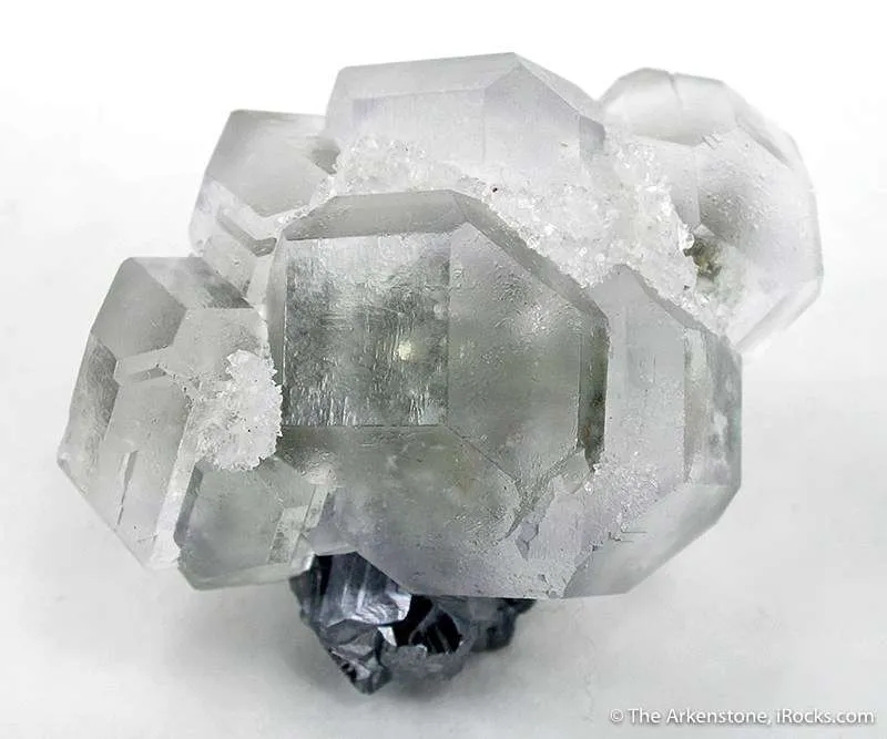 Fluorite With Galena, Quartz, Pyrite Inclusions image