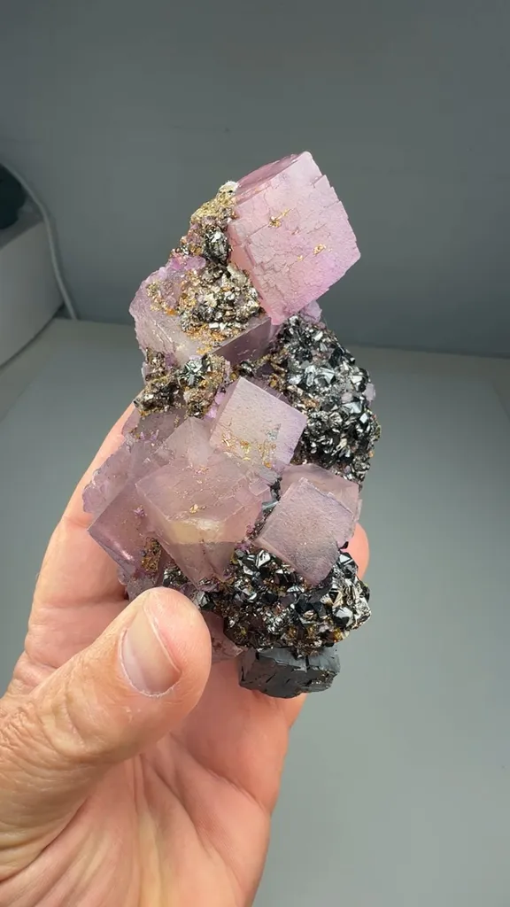 Fluorite with Galena, Sphalerite - image 2