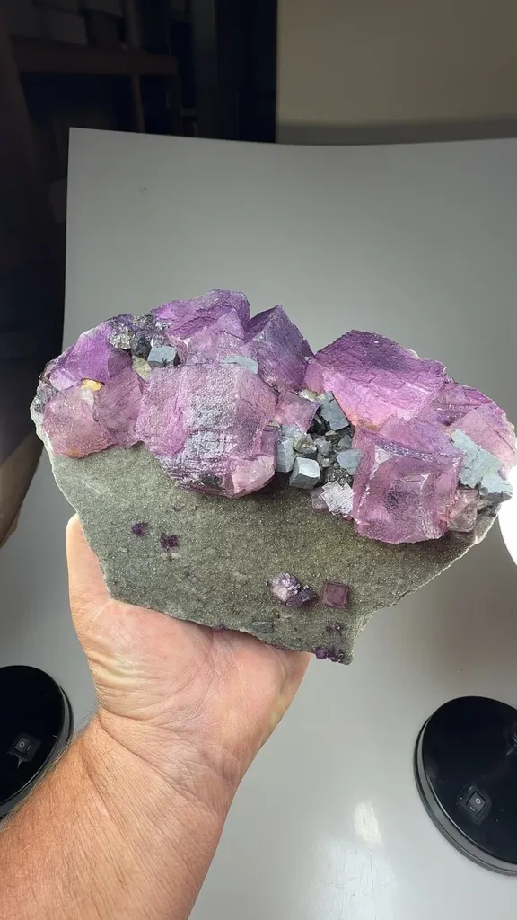 Fluorite with Galena, Sphalerite, Quartz - image 2