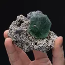 Fluorite with Geocronite and Pyrite - image 2