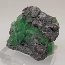 Fluorite with Geocronite-Jordanite - image 3