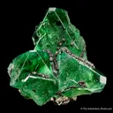 Fluorite with Geocronite on Pyrite - image 1