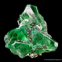 Fluorite with Geocronite on Pyrite - image 4