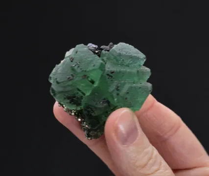Fluorite with Geocronite Sphalerite and Pyrite