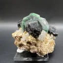 Fluorite with Goshenite Beryl - Namibia - 10116 - image 4