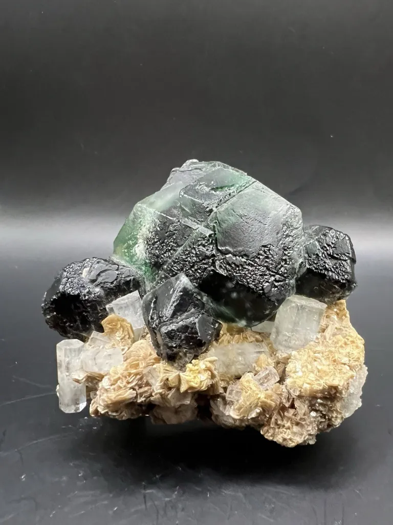 Fluorite with Goshenite Beryl - Namibia - 10116 - image 2