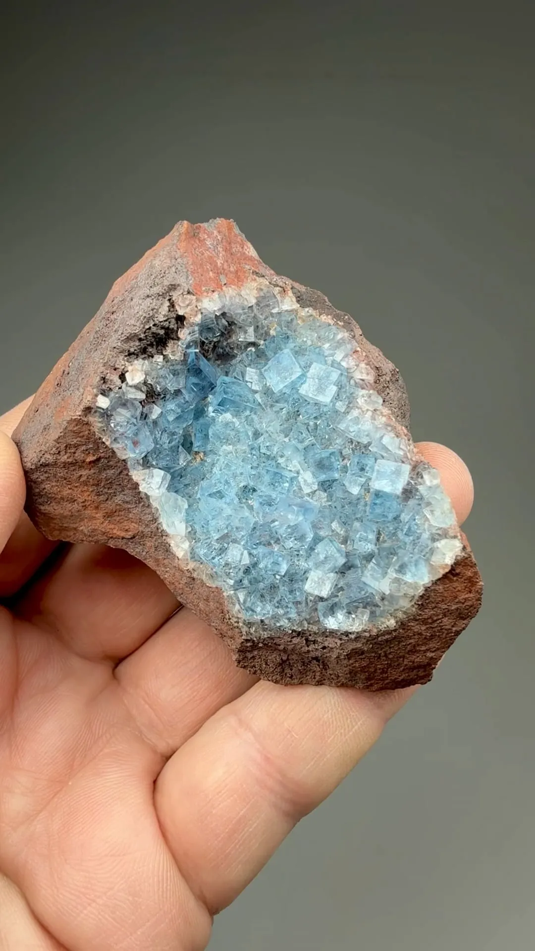 Fluorite with Hematite - image 2