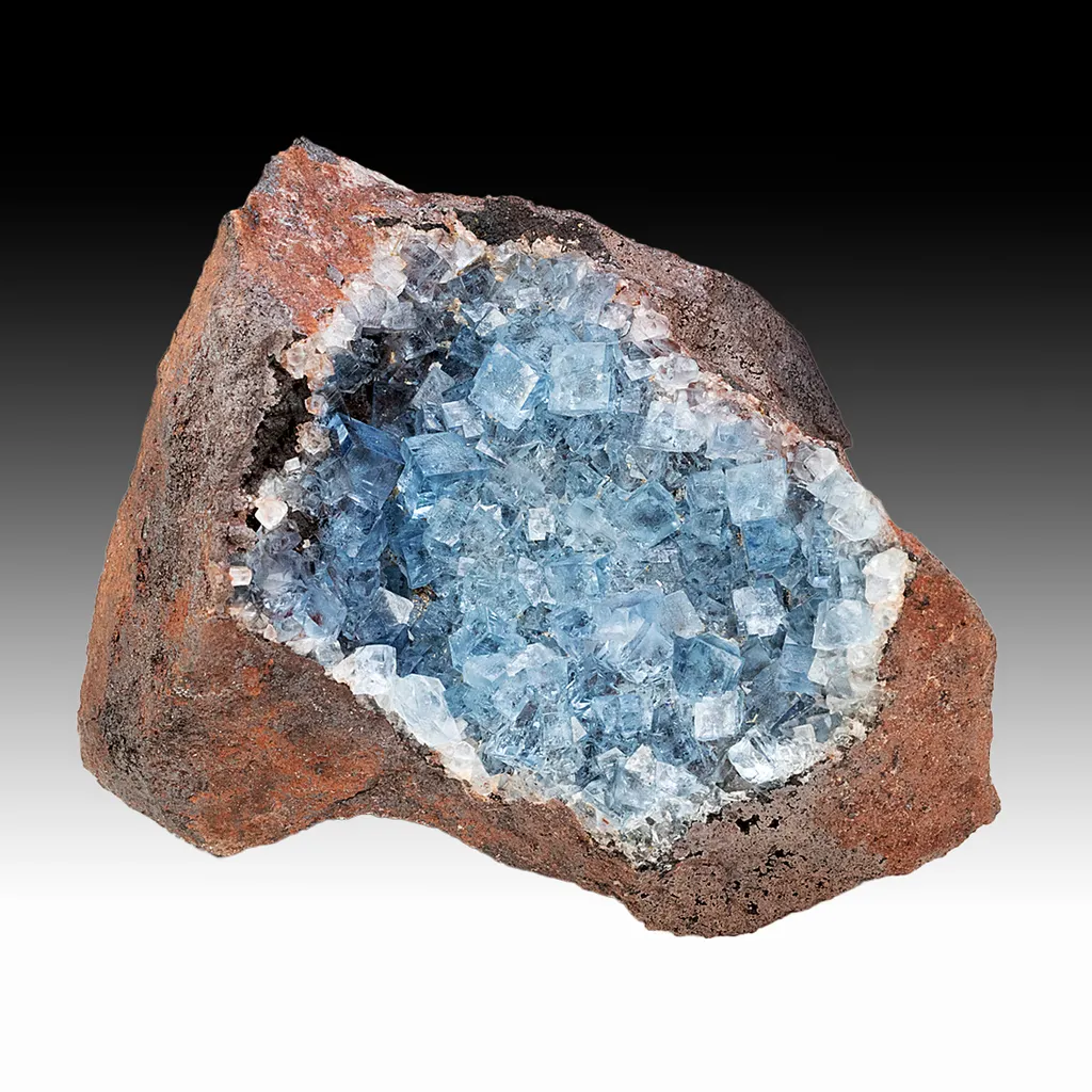 Fluorite with Hematite image