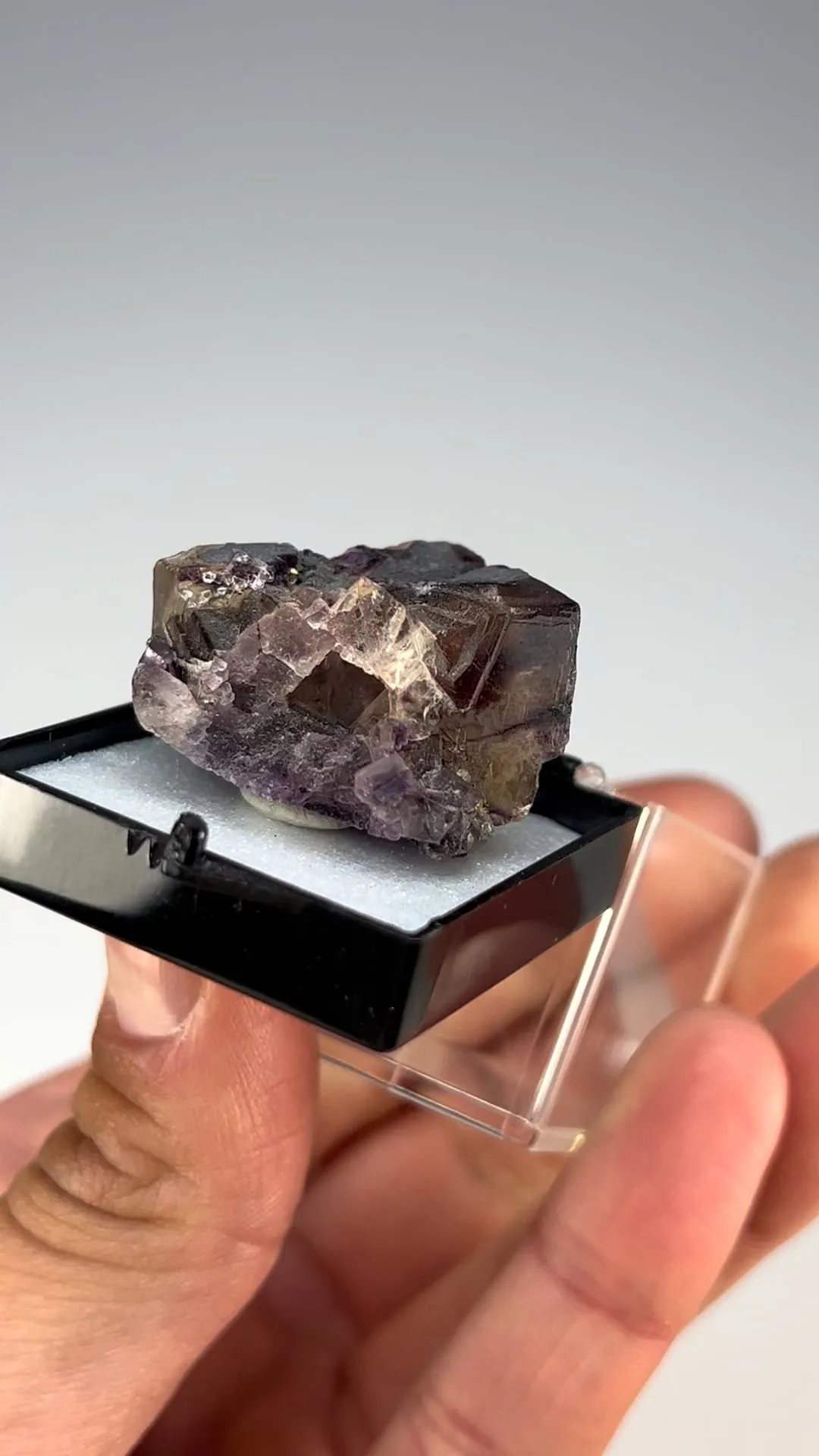 Fluorite with Hematite, Chalcopyrite - image 2