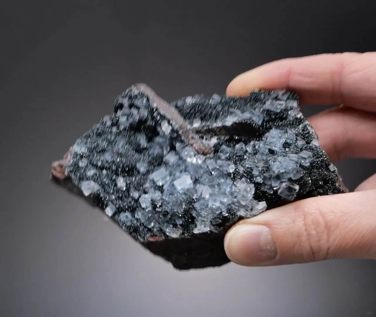 Fluorite with Hematite - image 2