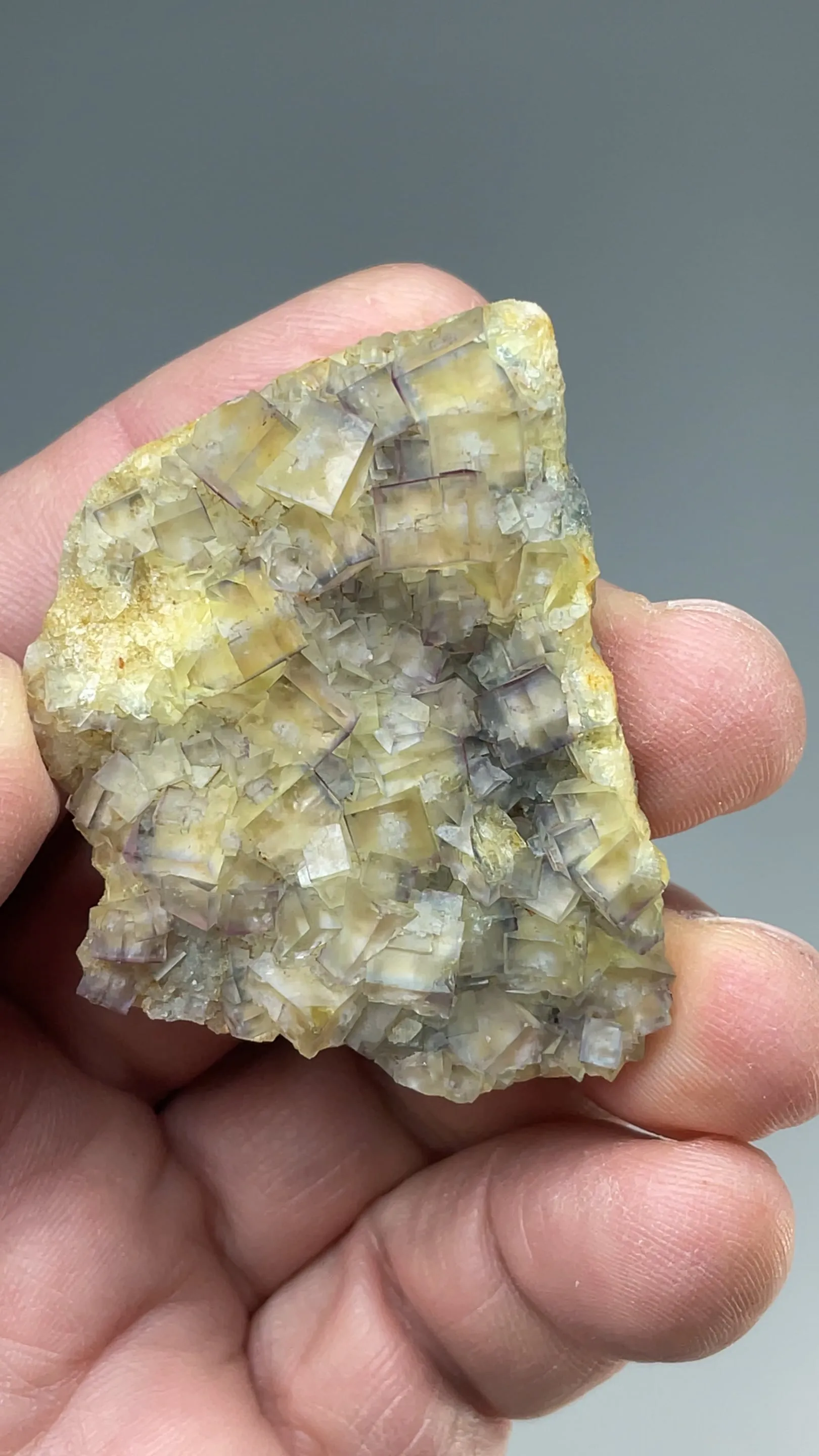 Fluorite with Hemimorphite - image 2