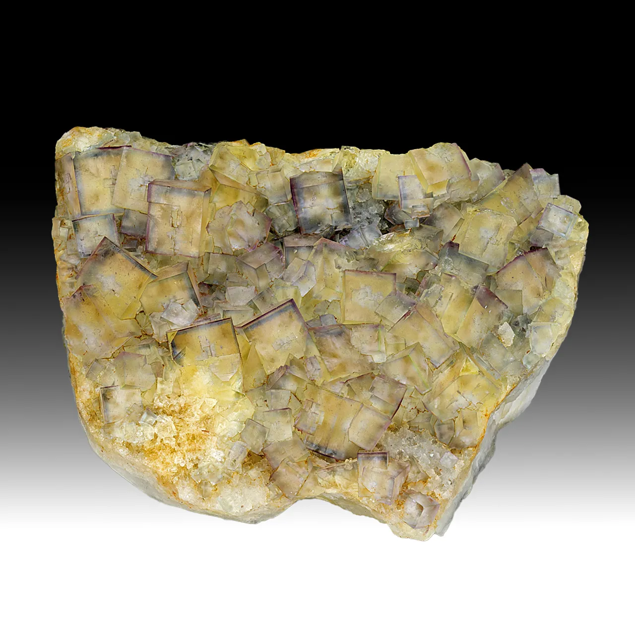 Fluorite with Hemimorphite - image 1