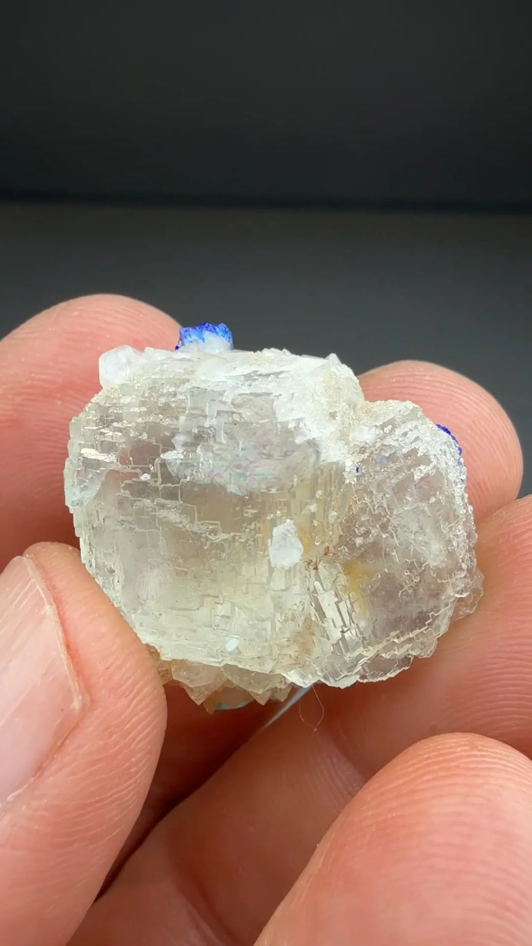 Fluorite with Linarite - image 2