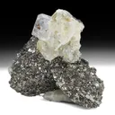 Fluorite with Lollingite, Arsenopyrite, Quartz - image 1