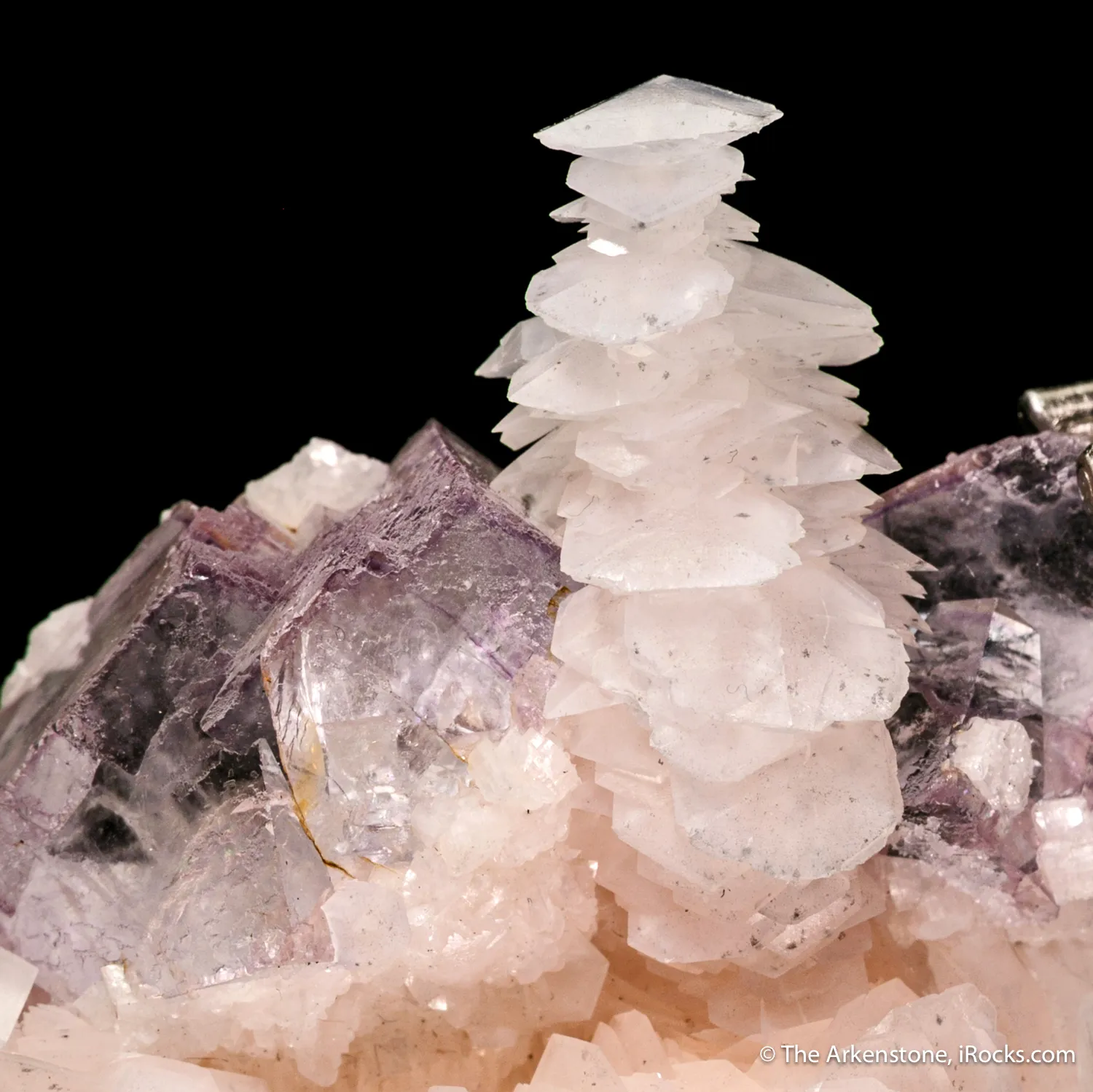Fluorite with Manganoan Calcite - image 5