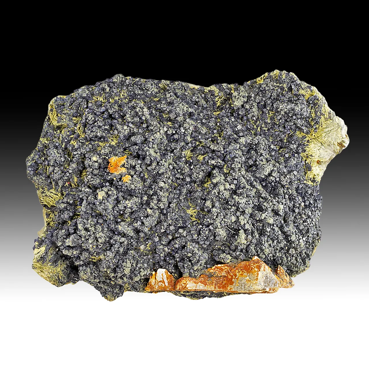 Fluorite with Marcasite, Barite - image 1