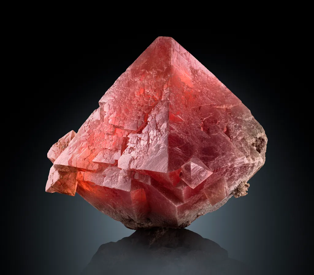 Fluorite with minor Byssolite inclusions image