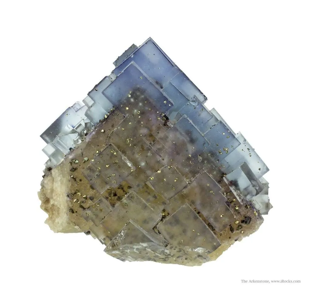 Fluorite With Minor Chalcopyrite image