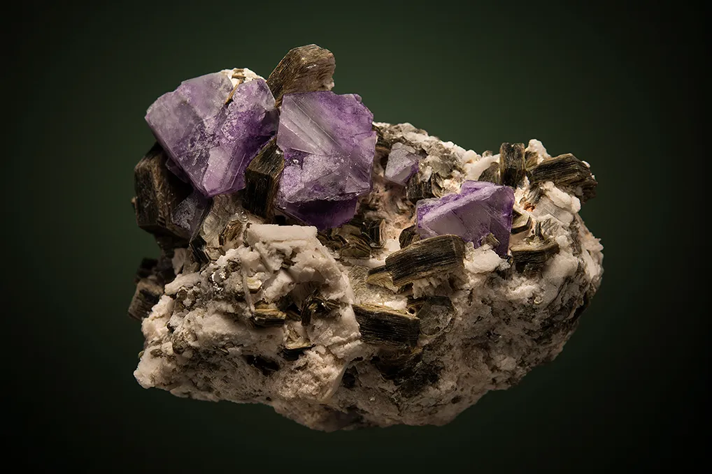 Fluorite with Muscovite image