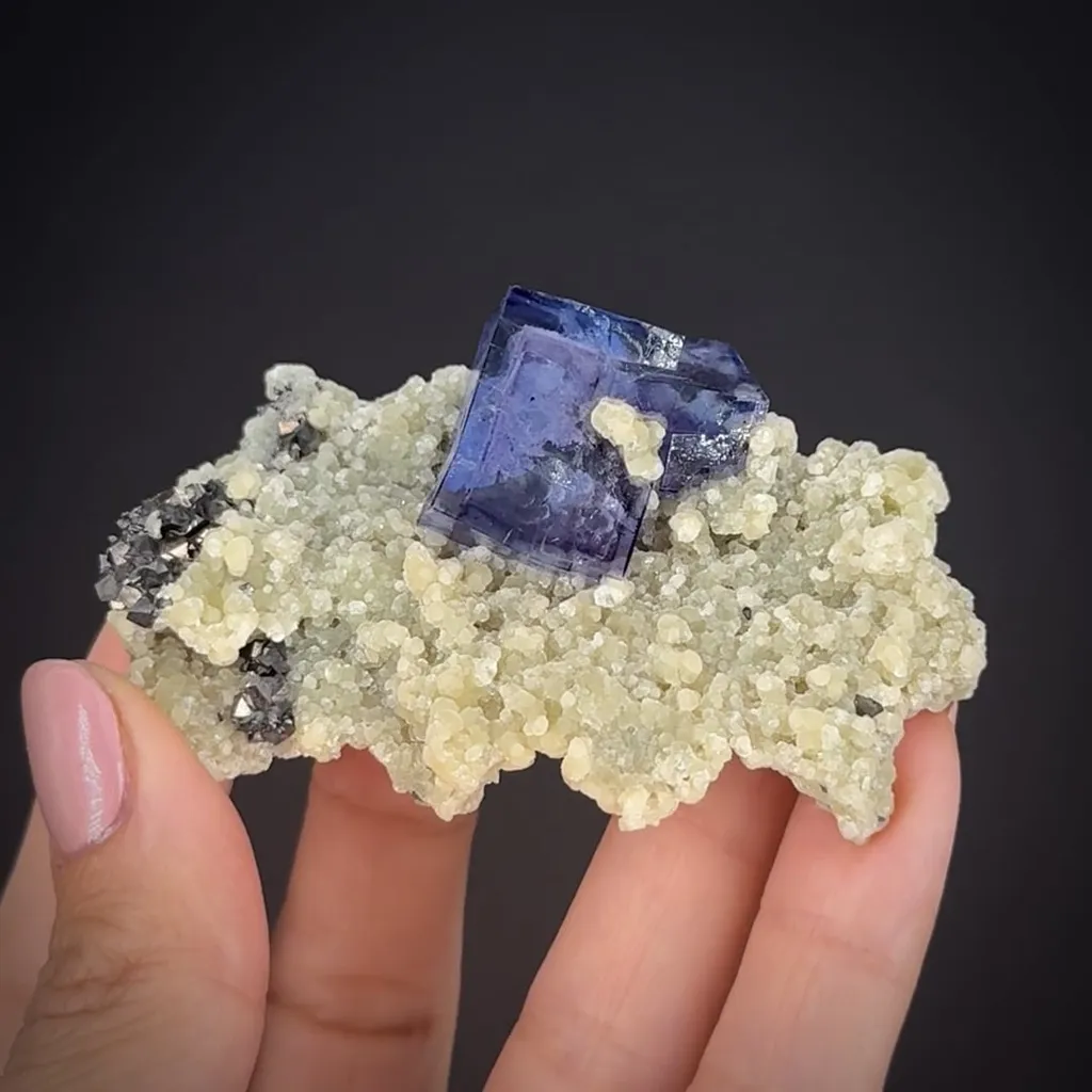 Fluorite with Muscovite
