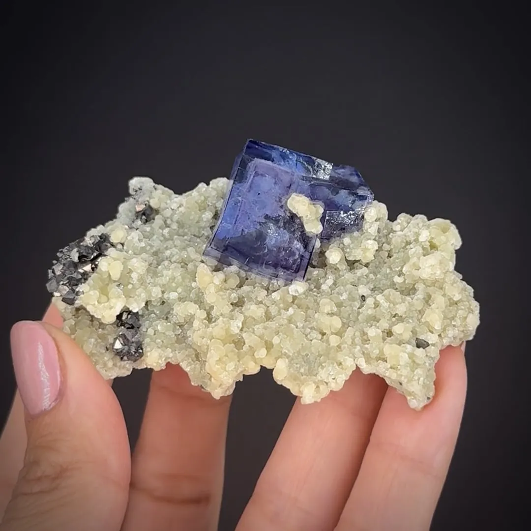 Fluorite with Muscovite - image 1