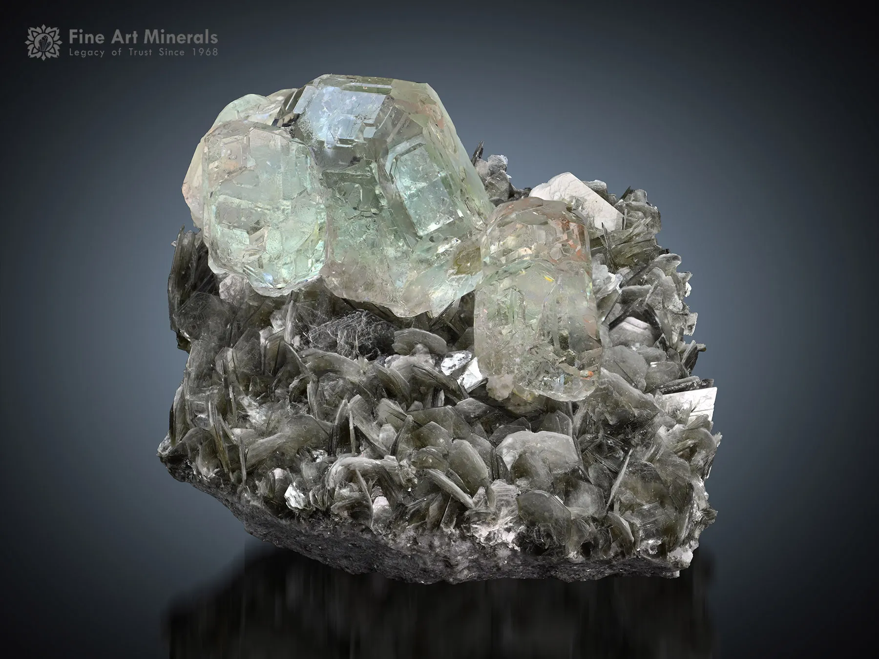 Fluorite with Muscovite from Chumar Bakhoor Pakistan - image 1