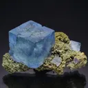 Fluorite with Muscovite on Quartz - image 1