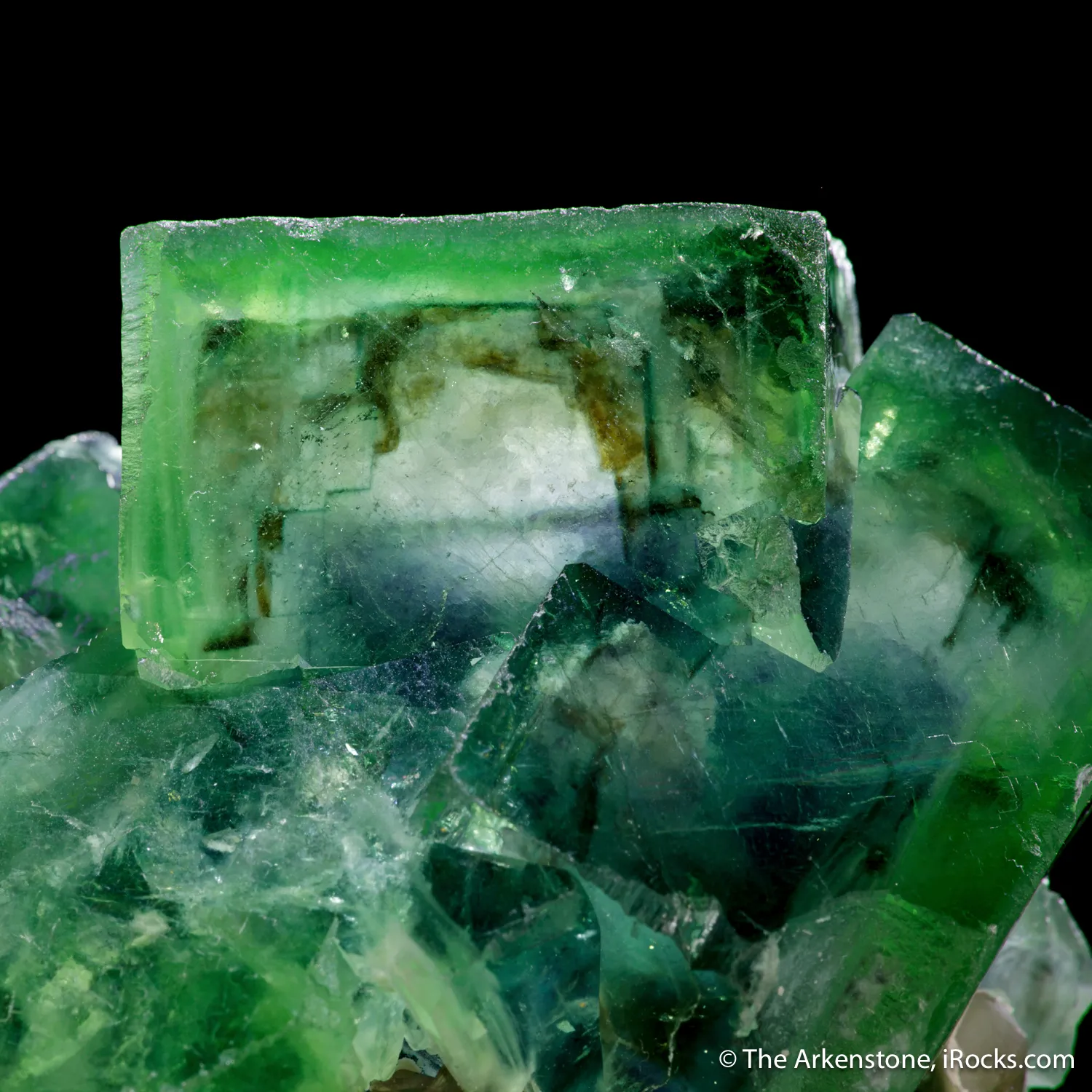 Fluorite with phantoms - image 4