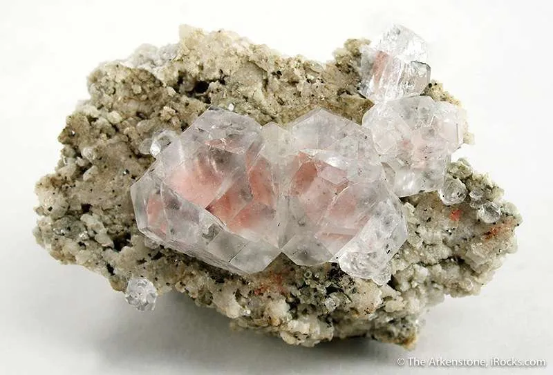 Fluorite With Pink Phantoms image