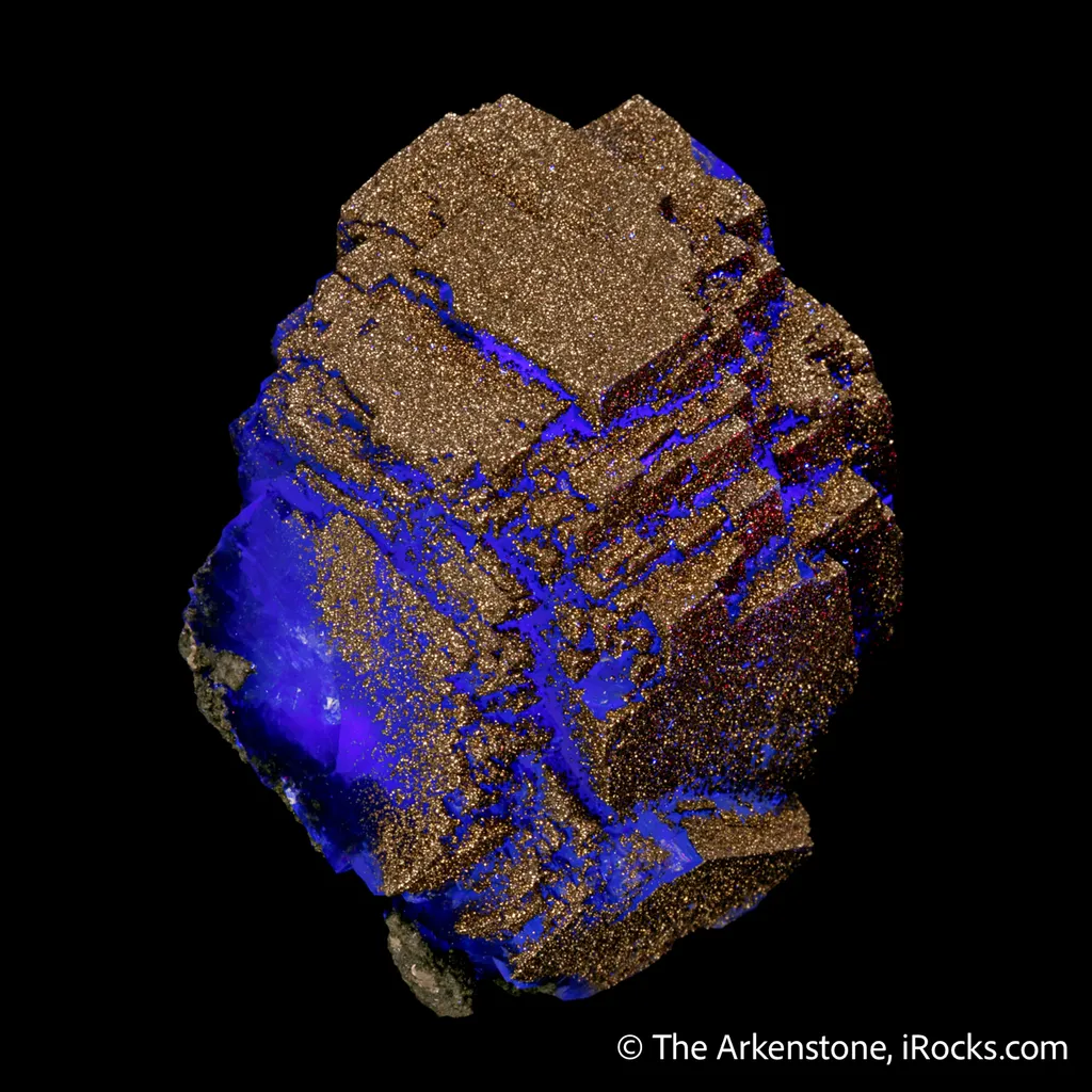 Fluorite with Pyrite image