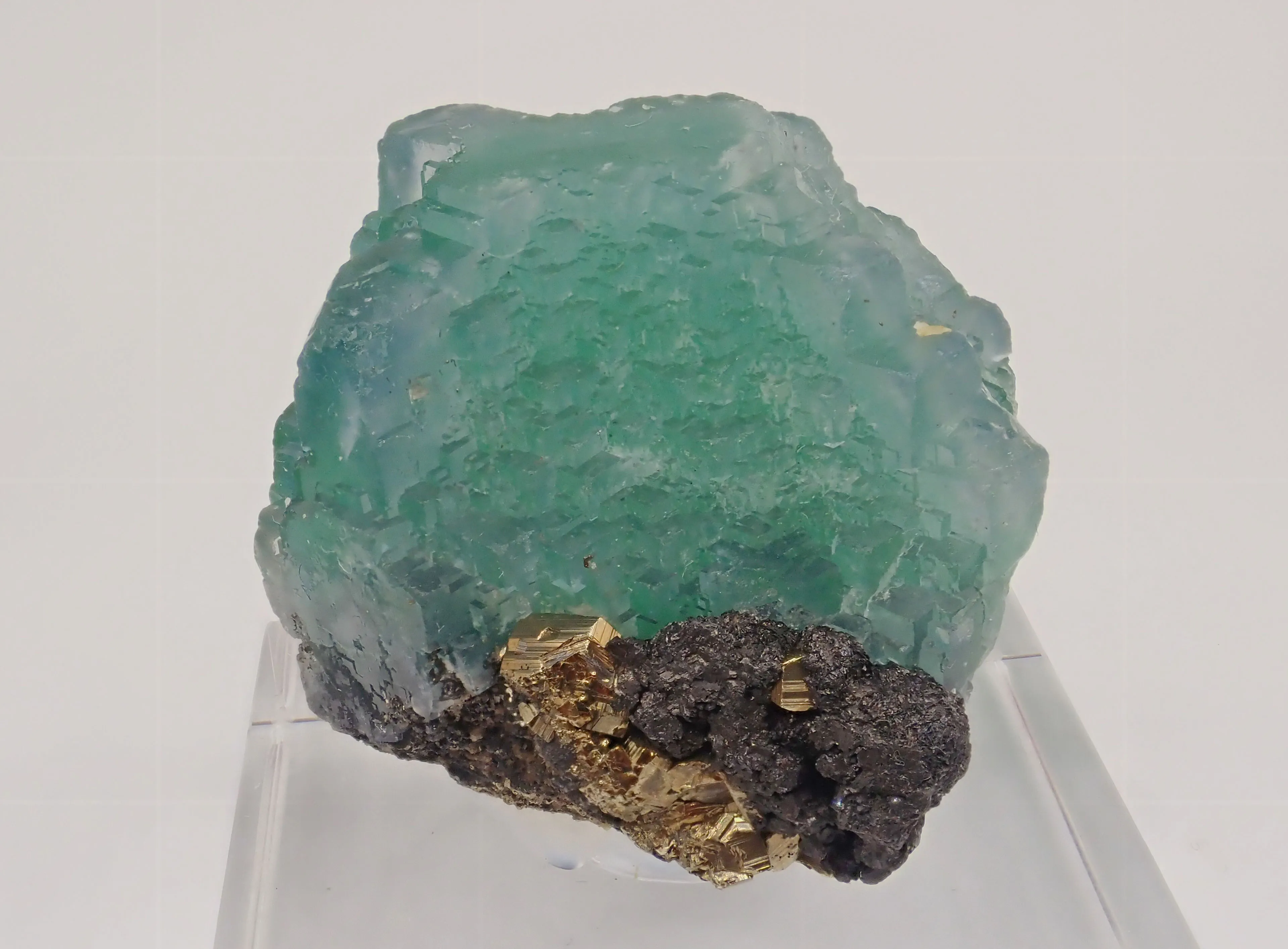 Fluorite with Pyrite - image 3