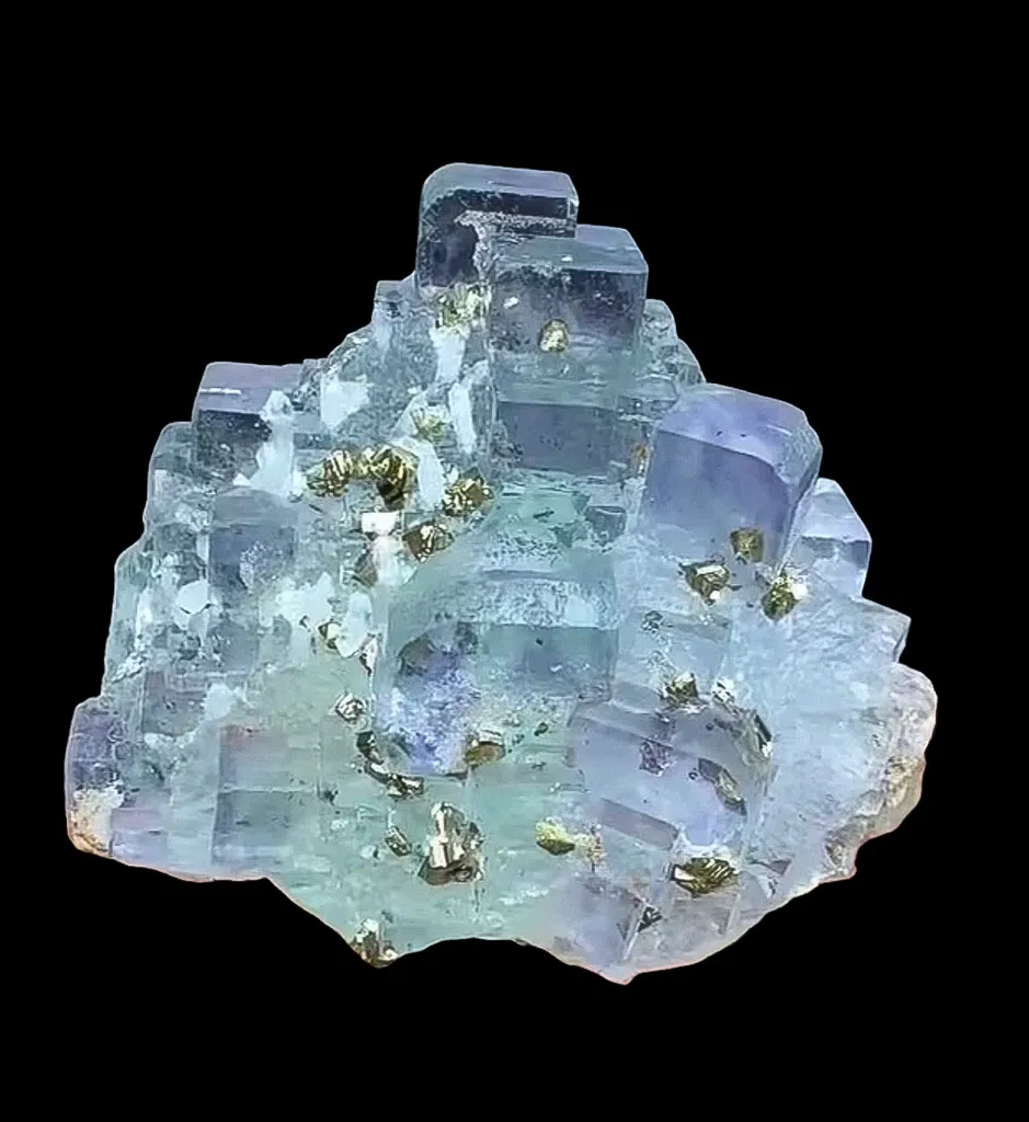 Fluorite with Pyrite image